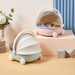 Cartoon Desktop Storage Box Portable Flip Top Toys Debris Storage Box