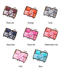 Travel Packing Cube Organiser Bags 7 Piece Set