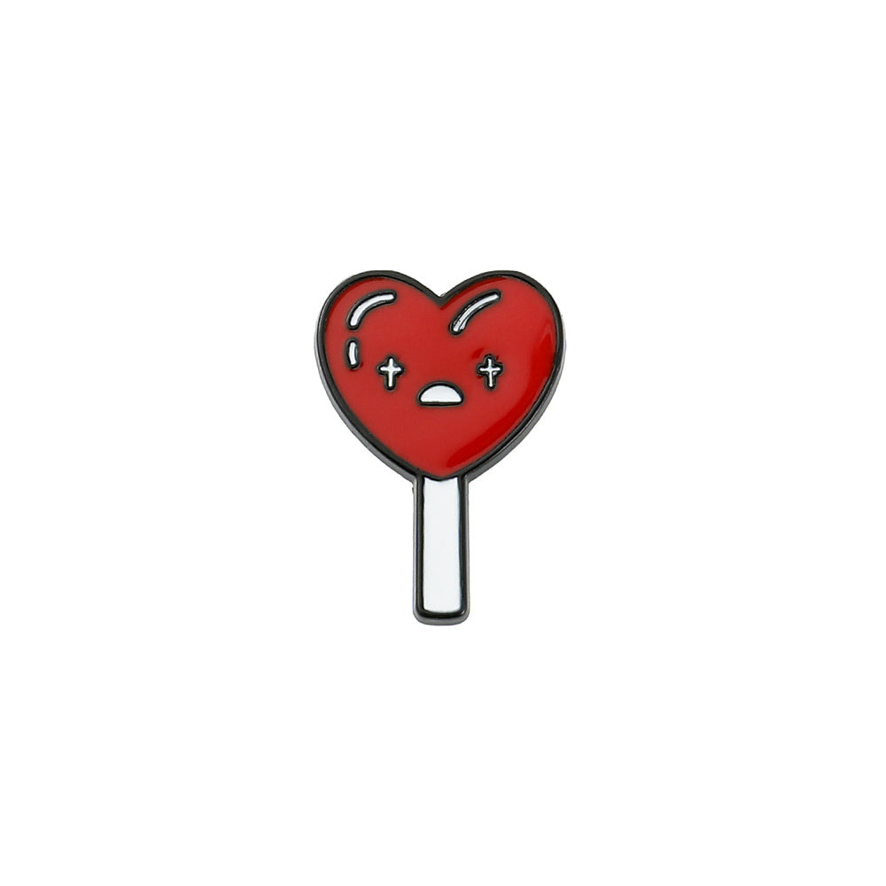Boys Heart Enamel Pin for Clothes & Backpacks