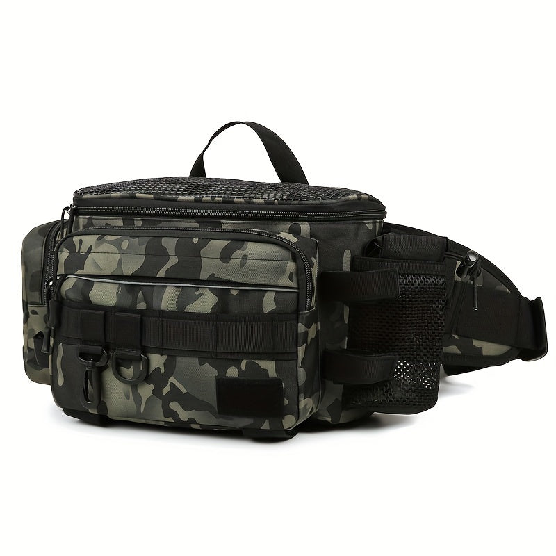Large Capacity Outdoor Fishing Waist Bag Fishing Accessories Storage Bag