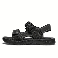 Men's Adjustable Hook & Loop Strap Sandals