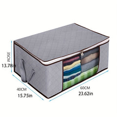 Foldable Clothing Storage Box for Clothes Blankets Quilts Sheets Pillows & Toys