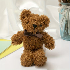 Little Bear Long Haired Teddy Bear Plush Toy Doll Pillow Girls Birthday Gift
