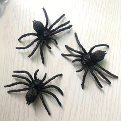 Plastic Artificial Spider Halloween Scary Playing Toy Party Props