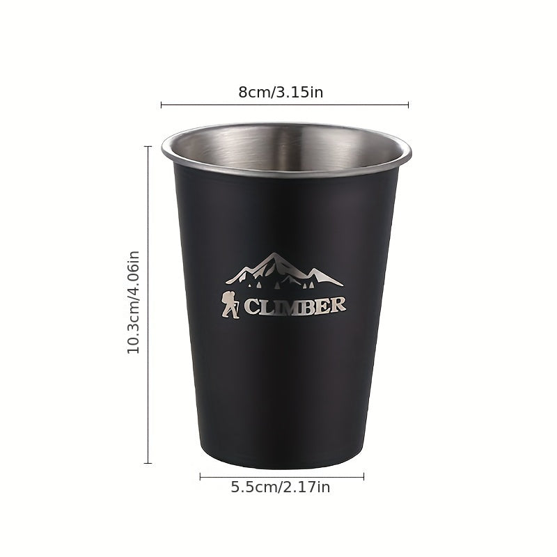 Stainless Steel Outdoor Camping Water Cup Portable Picnic Supplies