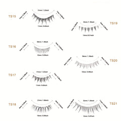 Natural Look False Eyelashes Short Japanese Lashes