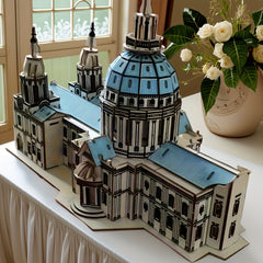 St Paul's Cathedral 3D Wooden Puzzle Historical Gothic Church Architecture