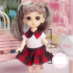 16 Cm BJD Doll Clothes Set, Doll Dress Up Toy Princess Dress Girl Gift