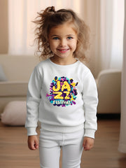 OERYUI Creative Jazz Graphic Sweatshirt for Kids