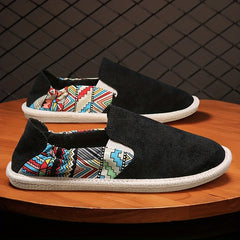 Men's Slip On Canvas Shoes Non Slip Sneakers