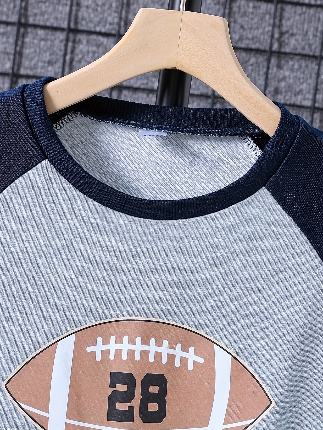 Girls' Raglan Sleeve Casual Sweatshirt Pullovers