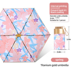 Men's Casual Folding Sun Umbrella with UV Protection