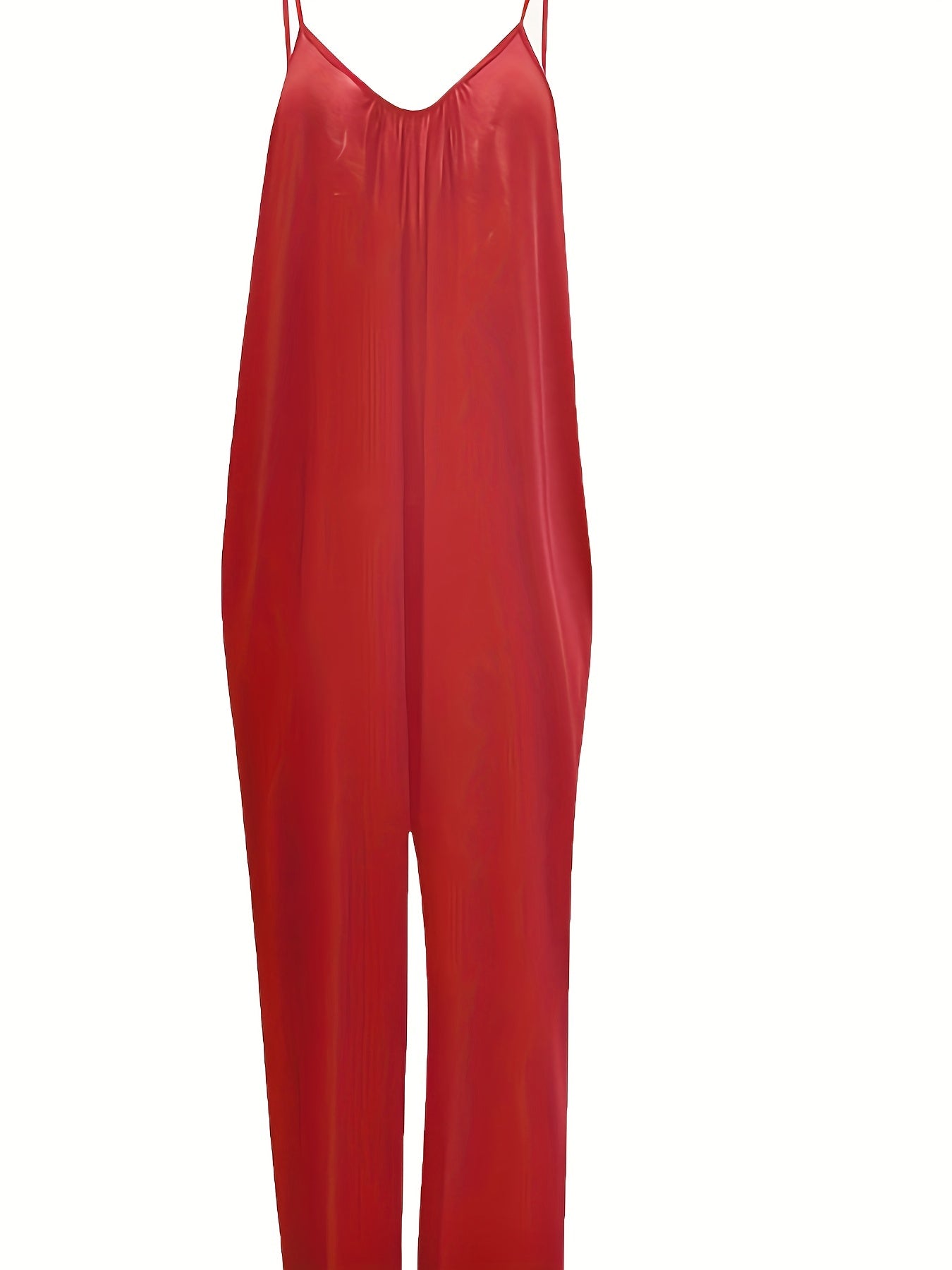 Ruched Spaghetti Strap Jumpsuit Women's Clothing