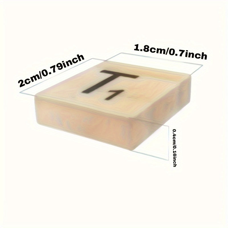 Wood Letter Tiles Scrabble Letters Crafts DIY Gift Making Coasters