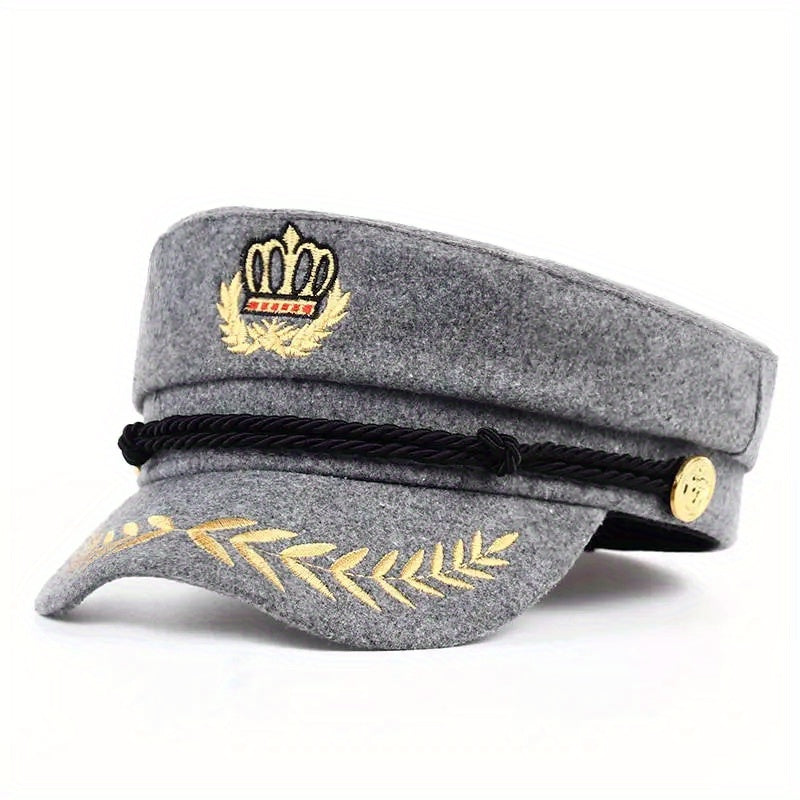 Men's Navy Beret Hat