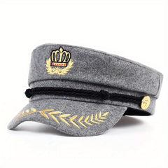Men's Navy Beret Hat
