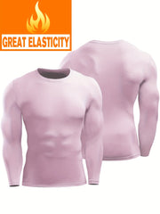 Men's Long sleeve Tights Quick Drying Fitness Tops