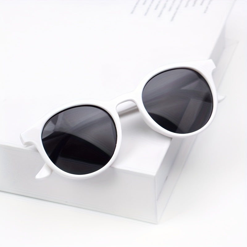 Kids Round Frame Sunglasses UV Protection Glasses For Girls And Boys