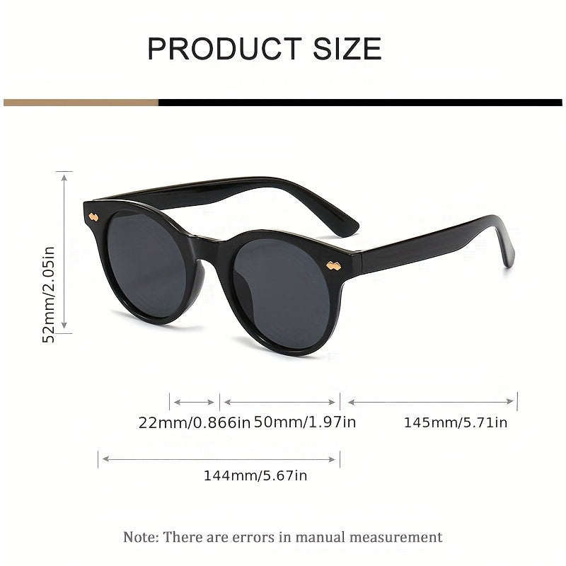 Round Anti Light Glasses For Men Women Students Jelly Spectacles Frame