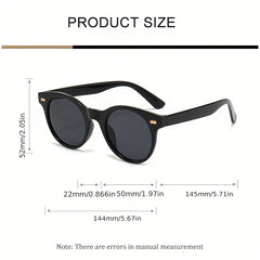 Round Anti Light Glasses For Men Women Students Jelly Spectacles Frame
