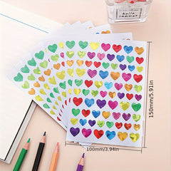 10 Sheets Star Stickers Small Stars Holographic Glitter Foil Stickers