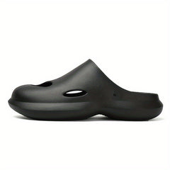 Men's Closed Toe Hollow Out Clogs - Soft Sole Walking Sandals