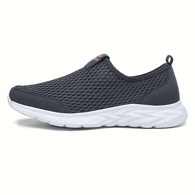 Men's Comfy Breathable Slip-on Mesh Sneakers Athletic Shoes