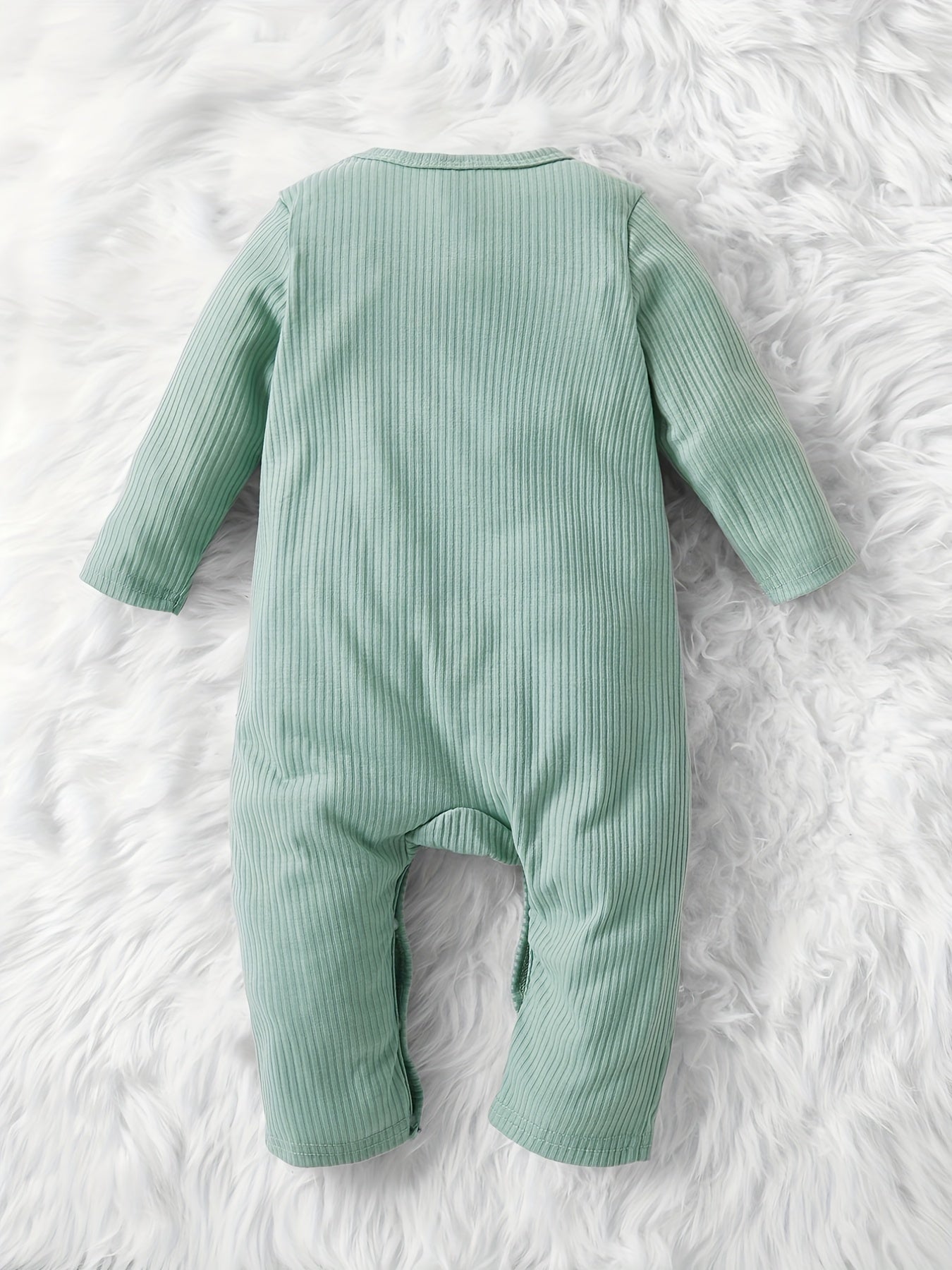 Baby Girls Floral Letter Print Romper Soft Skin-friendly Jumpsuit