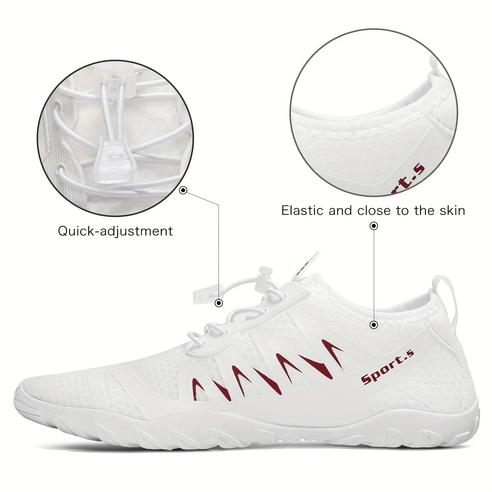 Women's Lightweight Barefoot Water Shoes for Swimming