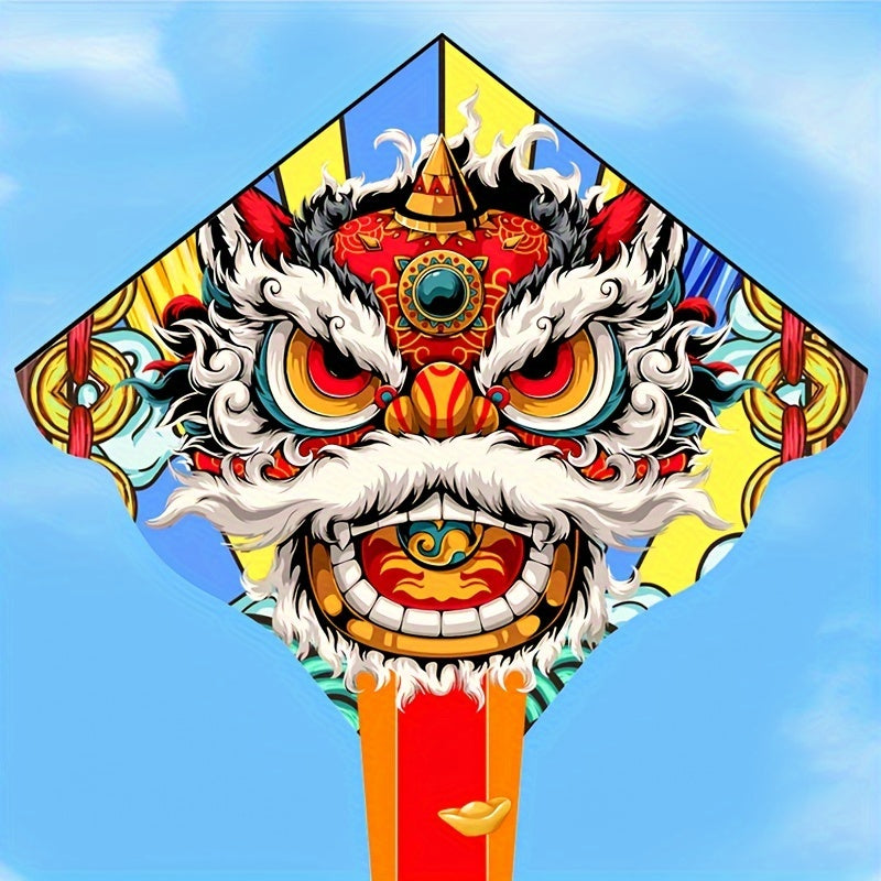 Lion Kite for Outdoor Fun - Creative Beach Park Yard Entertainment