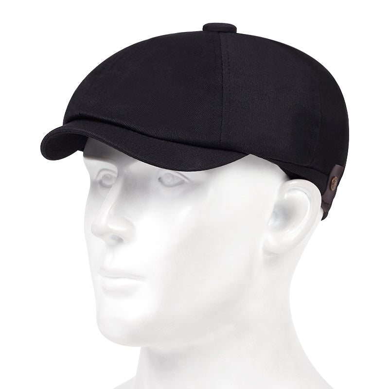 Men's Sand Washed Newsboy Hat Beret