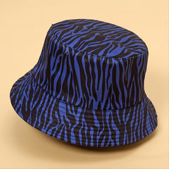 Striped Bucket Hat Unisex Lightweight Outdoor Hot Summer Beach Vacation Headwear