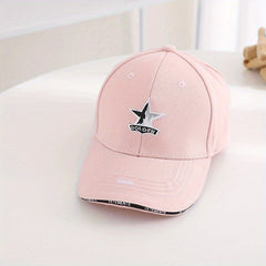 Kids Star Embroidered Baseball Cap Sun Screen Sport Hat