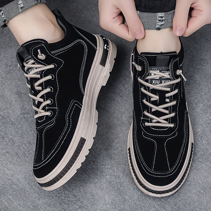 Men's Lace-up Slip Resistant Walking Shoes Work Shoes