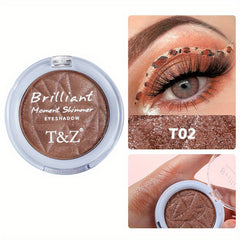 Monochrome Eyeshadow Powder Sequins Sparkle High Gloss Powder