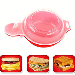 1pc Eggwich Microwave Egg Cooker Cheese Hamburg Omelet Maker
