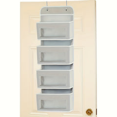 Over the Door Fabric Storage Organizer Gray