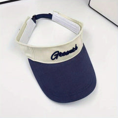 Sun Visor Hat Lightweight Casual Ponytail Baseball Cap