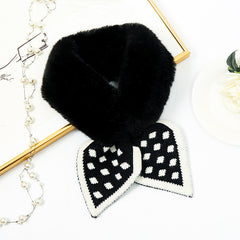 Winter Fuzzy Scarf Soft Plush Neckwear Fur Baby Collar