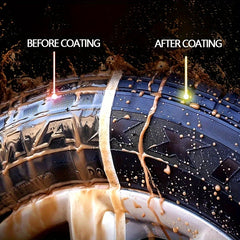 500g Car Tire Blackening Polish Increase Gloss Wheel Hub Cleaning