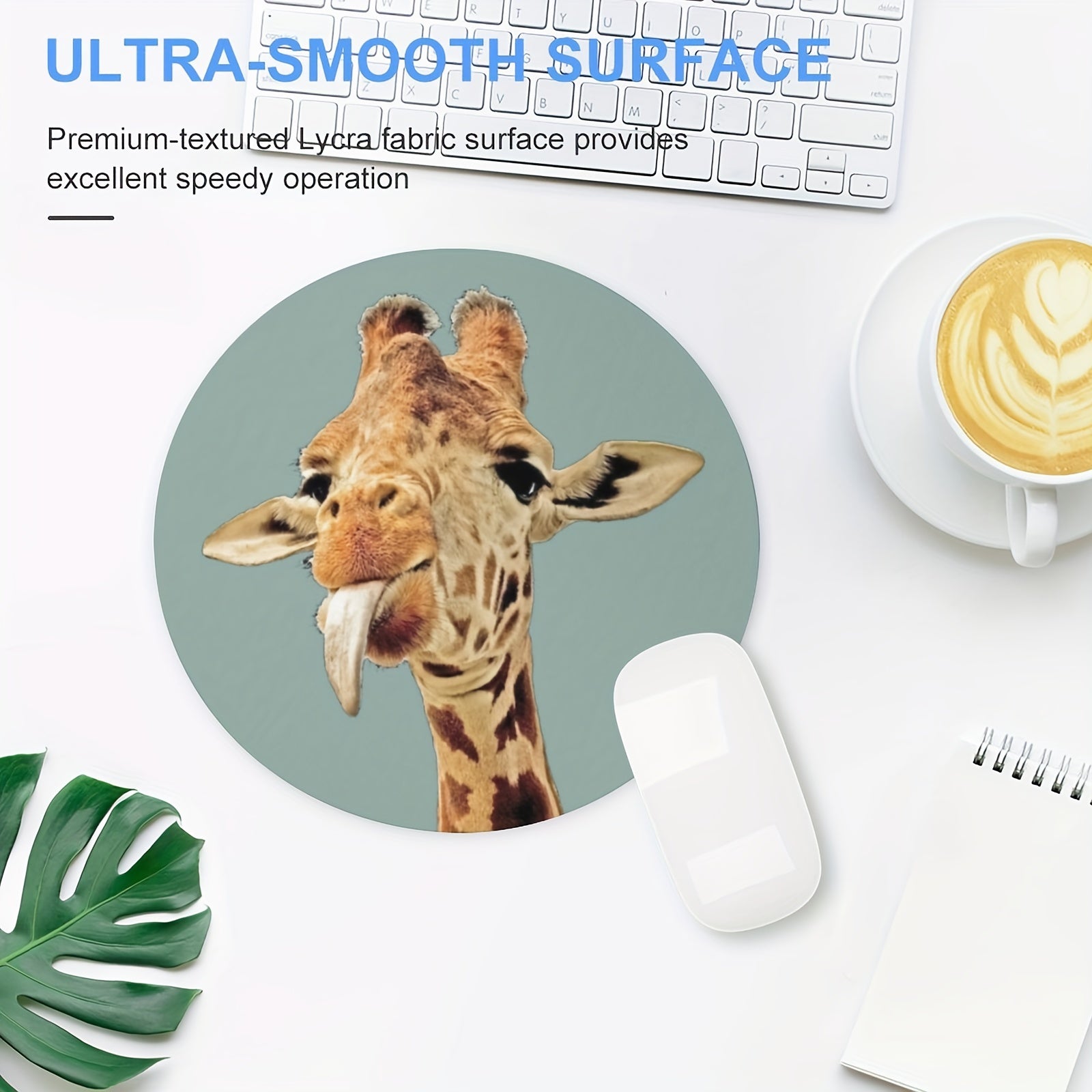 Giraffe Gaming Mouse Pad Non-Slip Rubber Base