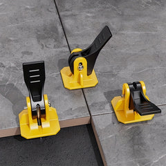 Yellow Ceramic Tile Leveling System 20pcs Bundle