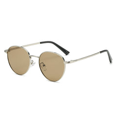 Vintage Round Metal Frame Sunglasses