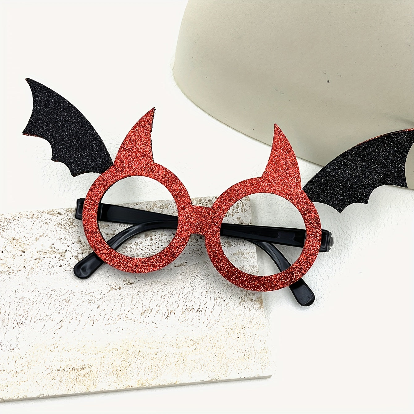 Halloween Dress Up Glasses Frame Pumpkin Spider Bat Party Supplies