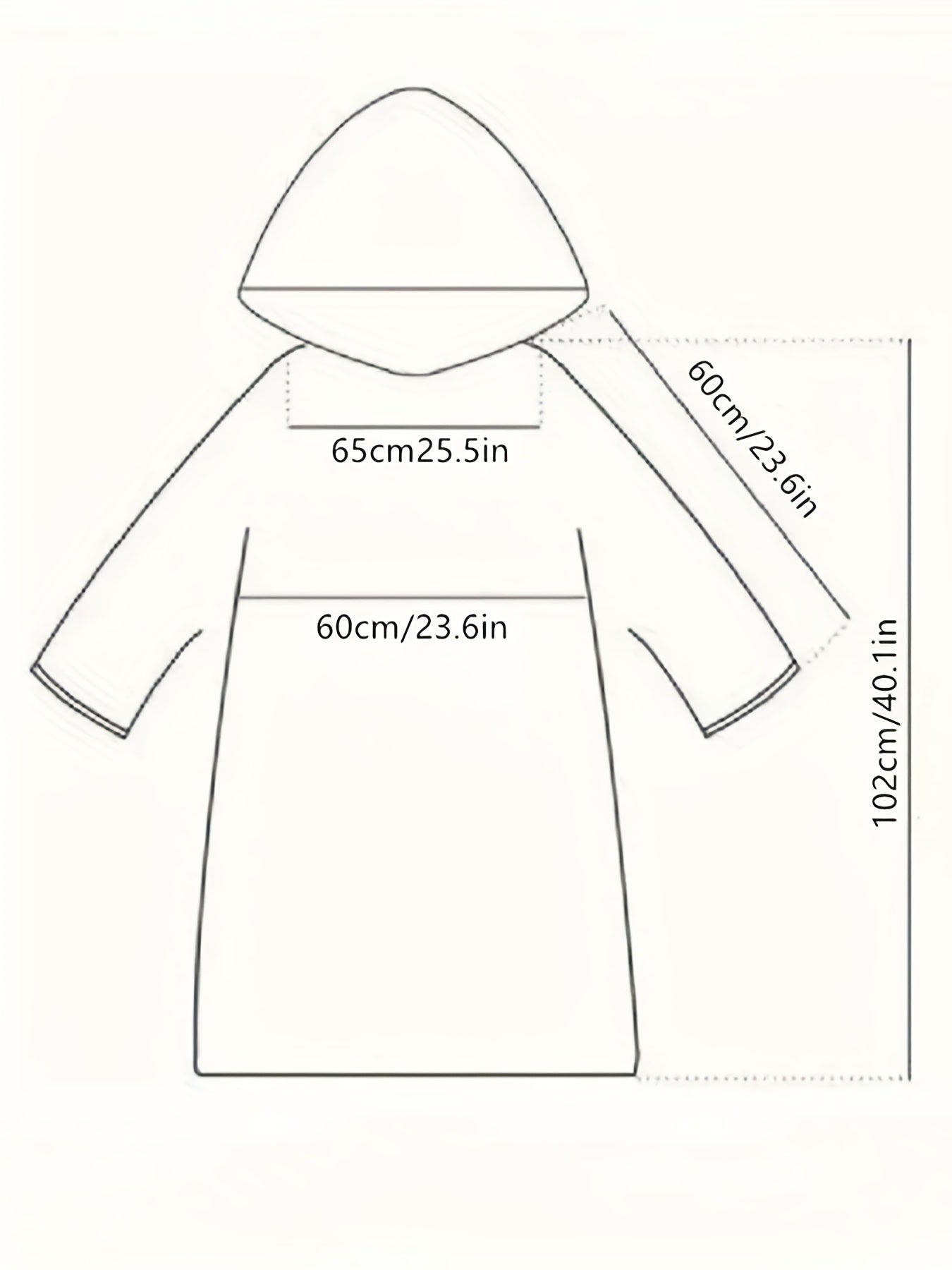 Waterproof Disposable Unisex Rain Poncho for Outdoor Sports