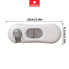 5pcs Child Safety Locks Cabinet Locks Baby Proofing Square Design