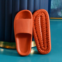 Men's Non Slip Open Toe Slides for Indoor Outdoor Bathroom Beach