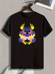 Artistic Pattern Print Men's Graphic T shirt Casual Comfy Tees For Summer