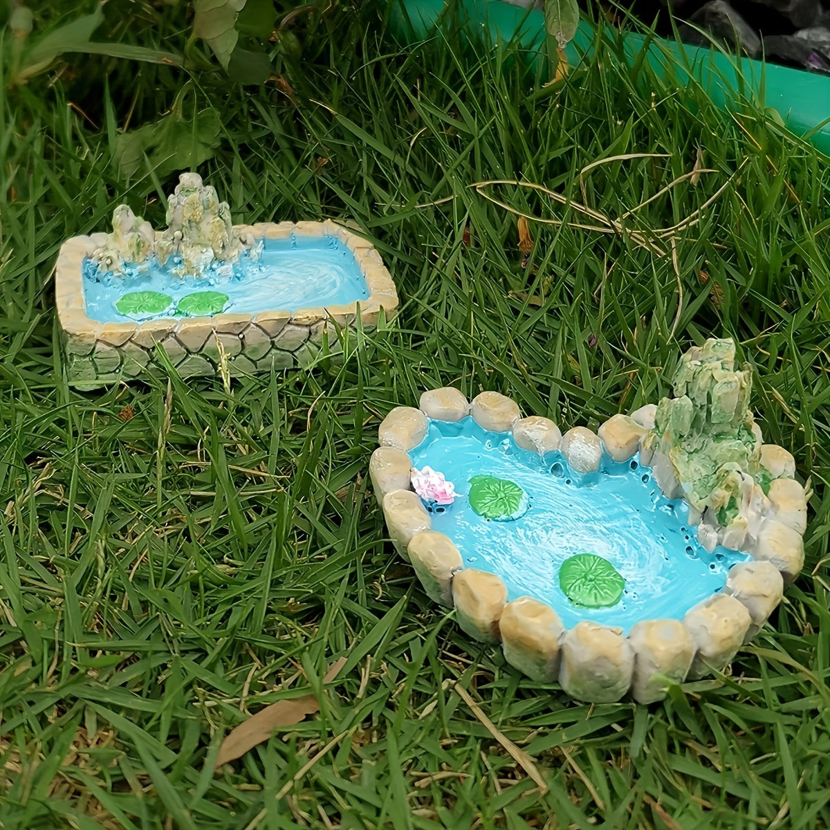 Fairy Tale Garden Mini Pond Decoration Set