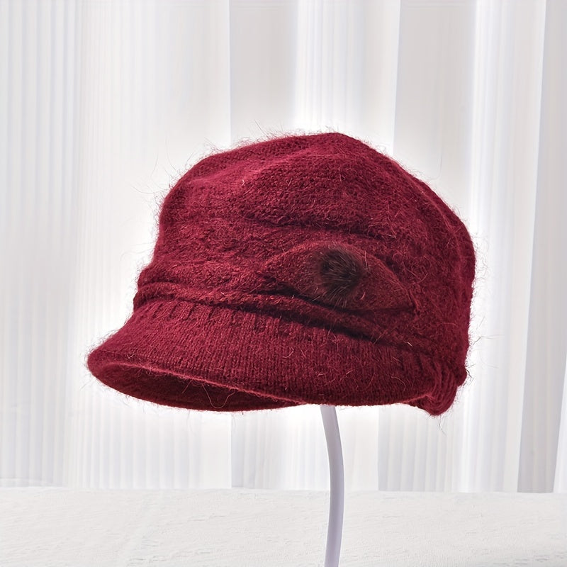 Women's Knitted Bucket Hat Winter Warm Headwear Gift For Mom